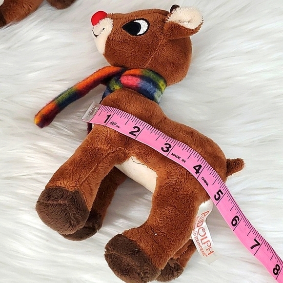 Christmas Rudolph the Red Nosed Sings Reindeer Stocking Stuffer Stuffed Animal - Picture 10 of 15